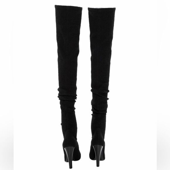 Saint Laurent Fabric Sock Boots - Picture 3 of 4